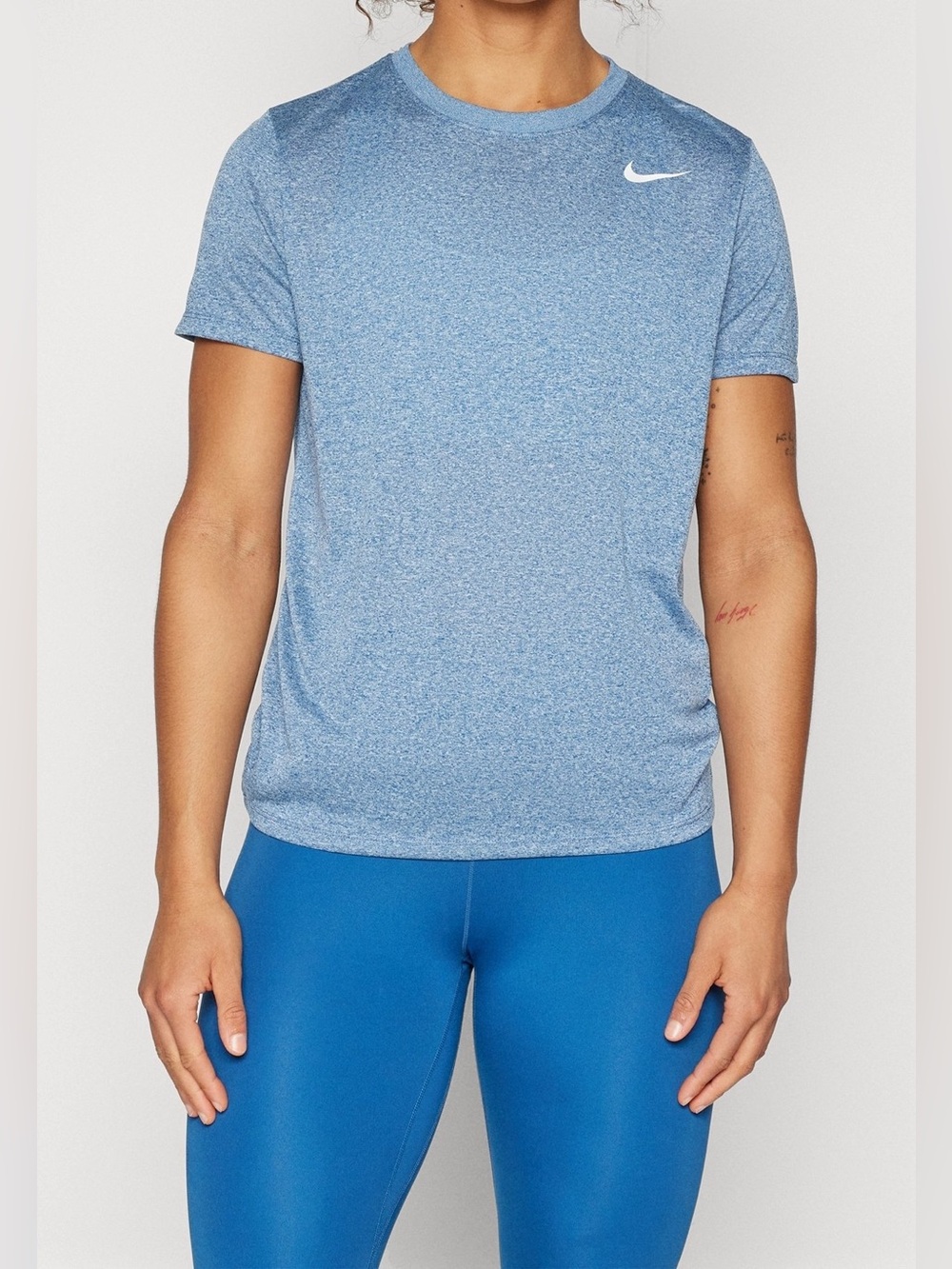 The Nike Dri-Fit Tee- Ice Blue - US S